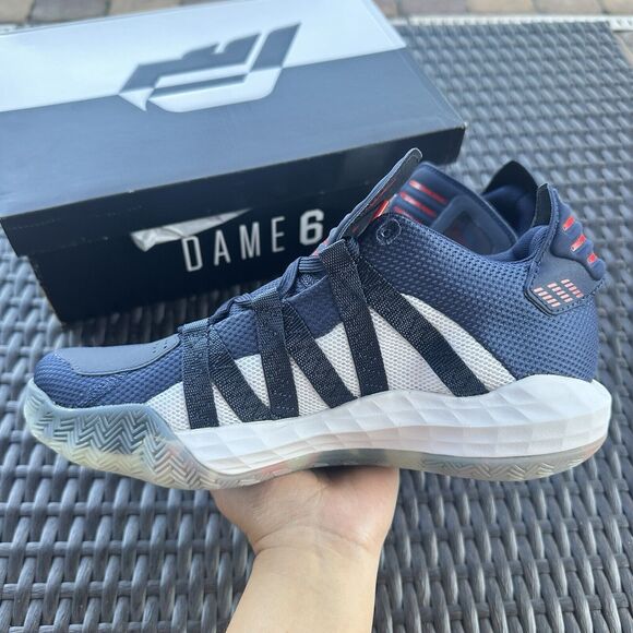 Adidas Dame 6 GCA Team USA Men\'s Basketball Shoes FY0871 Size 7.5 main image 11